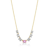 Sapphire and Diamond Necklace