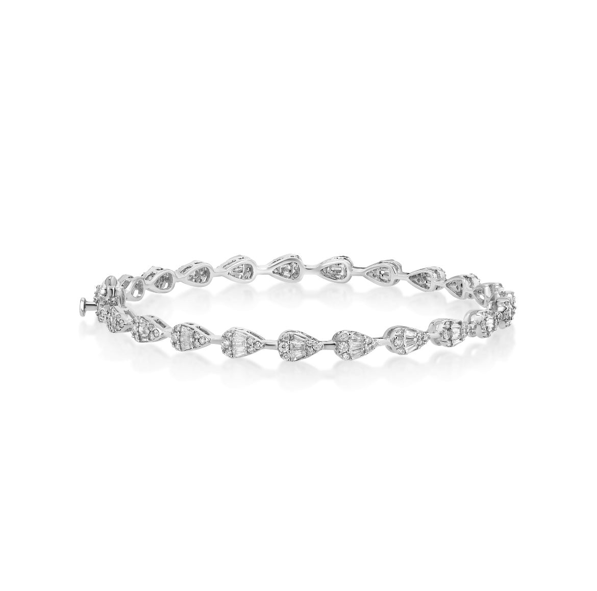 Baguette and Diamond Bracelet