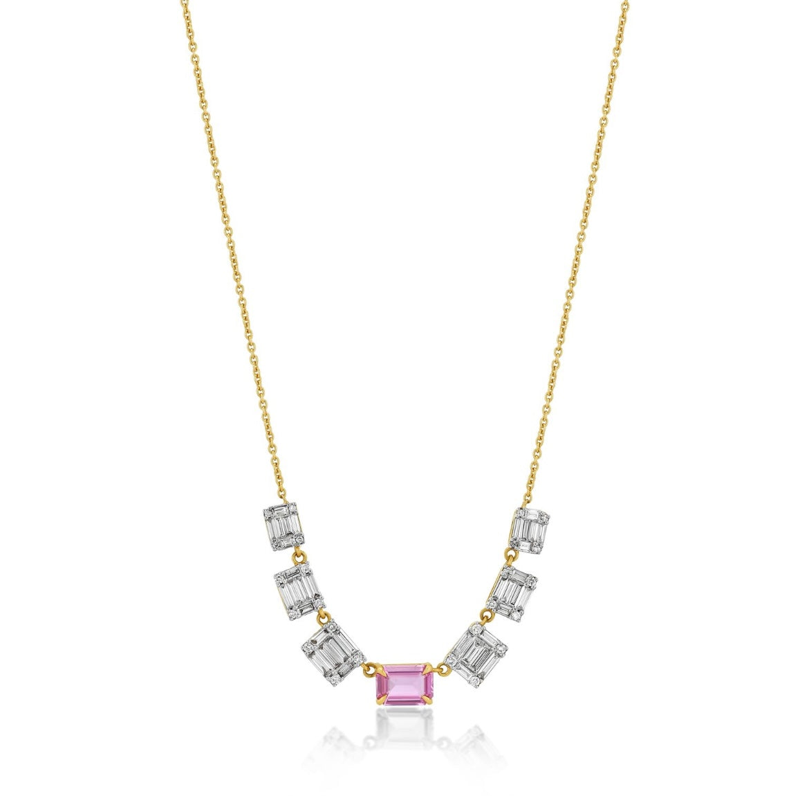 Sapphire and Diamond Necklace